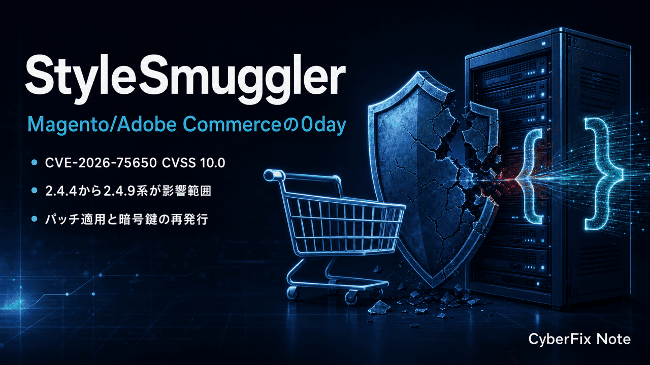 MagentoとAdobe Commerceの0day StyleSmuggler(CVE-2026-75650)
