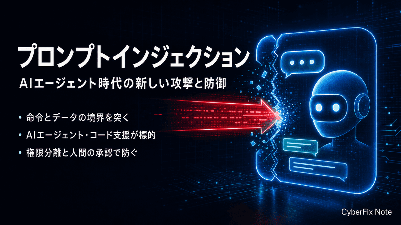 プロンプトインジェクションとは。AIエージェント時代の新しい攻撃と防御