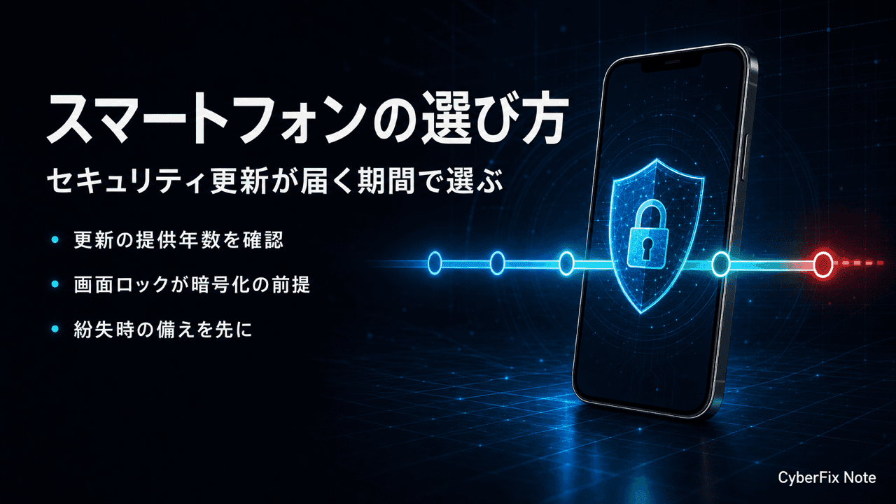 セキュリティ更新が届く期間で選ぶスマートフォン