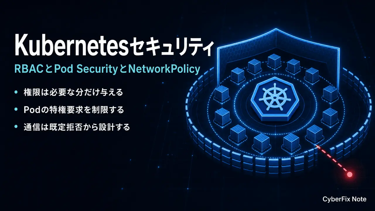 Kubernetesクラスタのセキュリティ設定の基礎