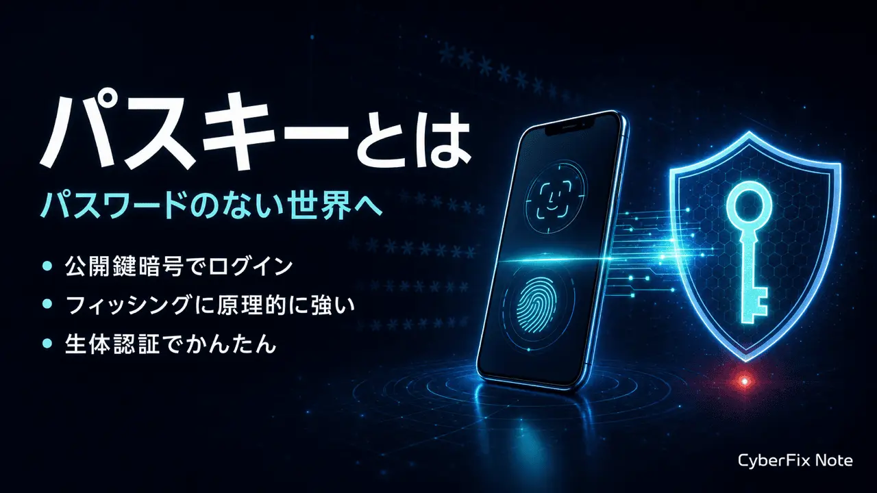 パスキーとは。パスワードのない世界へ、仕組みと使い方・移行を解説