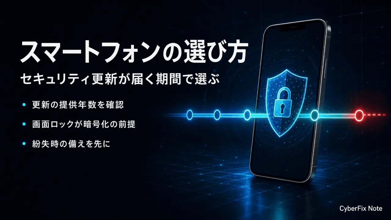 セキュリティ更新が届く期間で選ぶスマートフォン