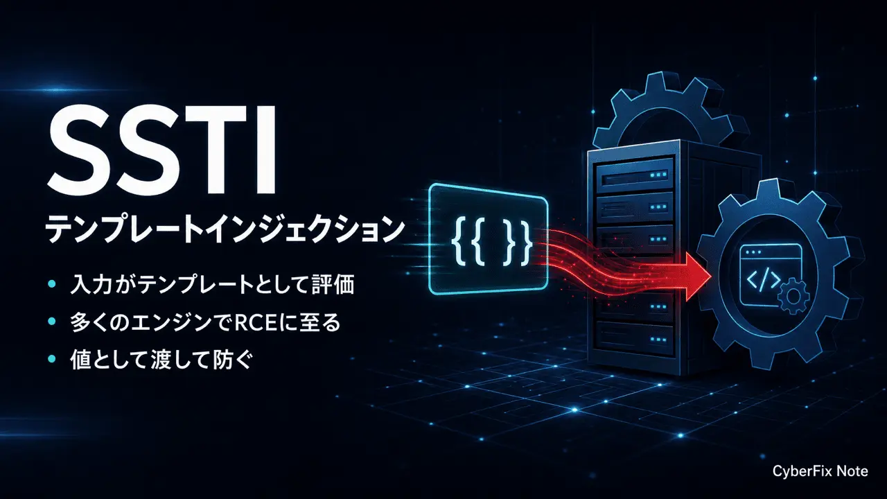 サーバサイドテンプレートインジェクション（SSTI）の仕組みと対策